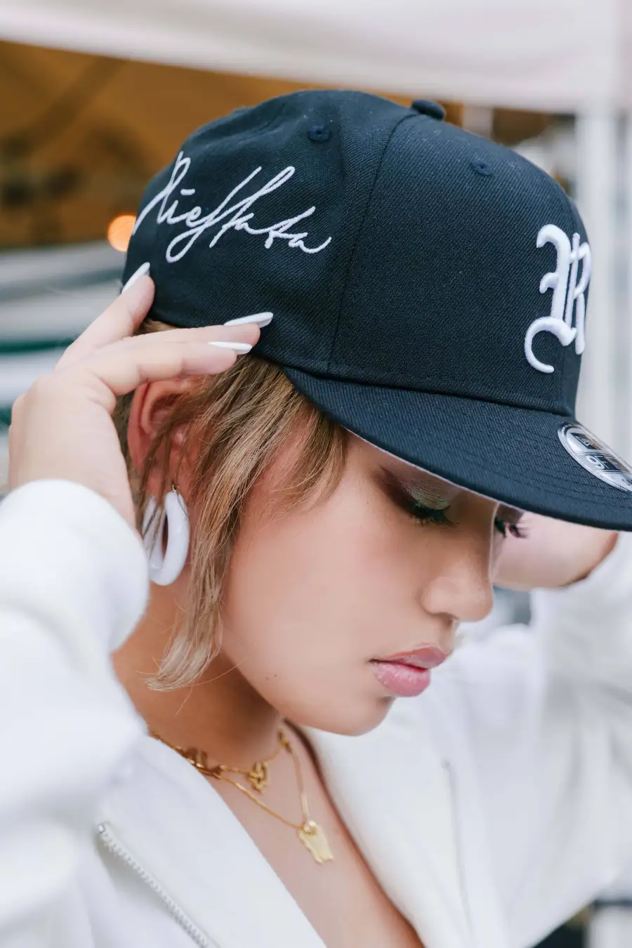 NEWERARIEHATA × atmos pink × NEW ERA BLACK - キャップ